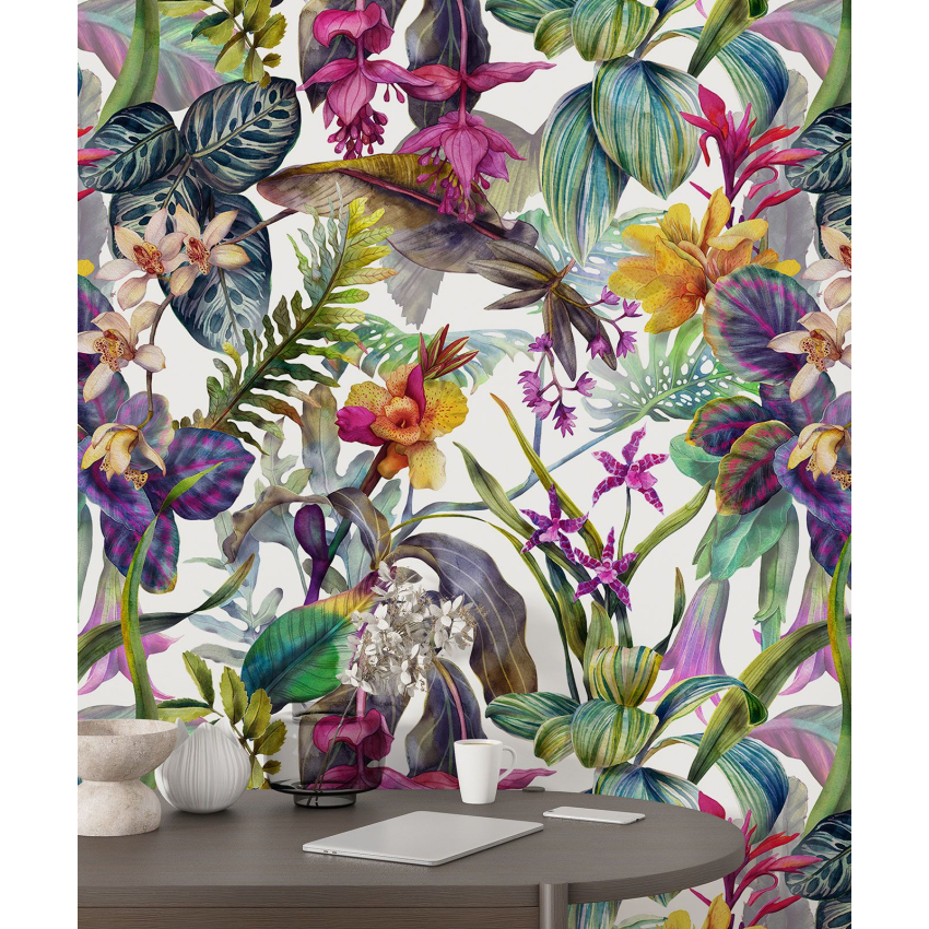 Papier peint motif XL - Motif tropical