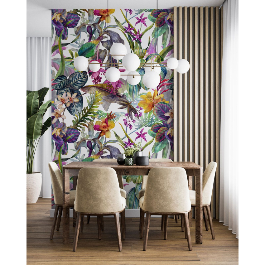 Papier peint motif XL - Motif tropical