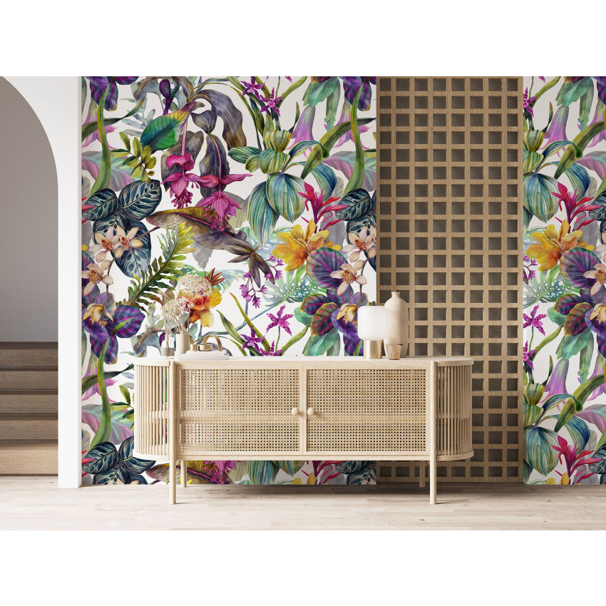 Papier peint motif XL - Motif tropical