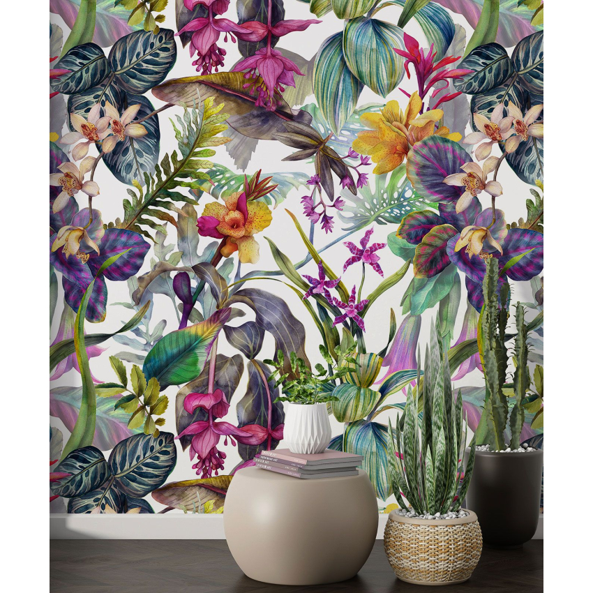 Papier peint motif XL - Motif tropical
