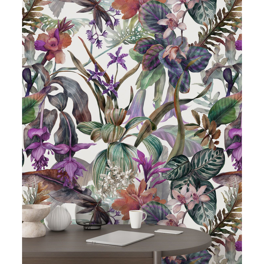 Papier peint motif XL - Motif tropical