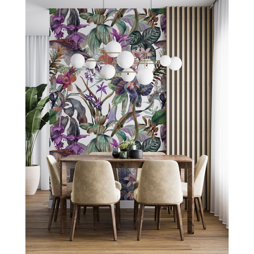 Papier peint motif XL - Motif tropical