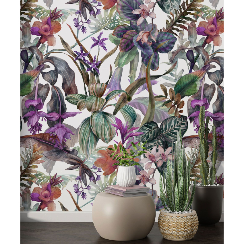 Papier peint motif XL - Motif tropical