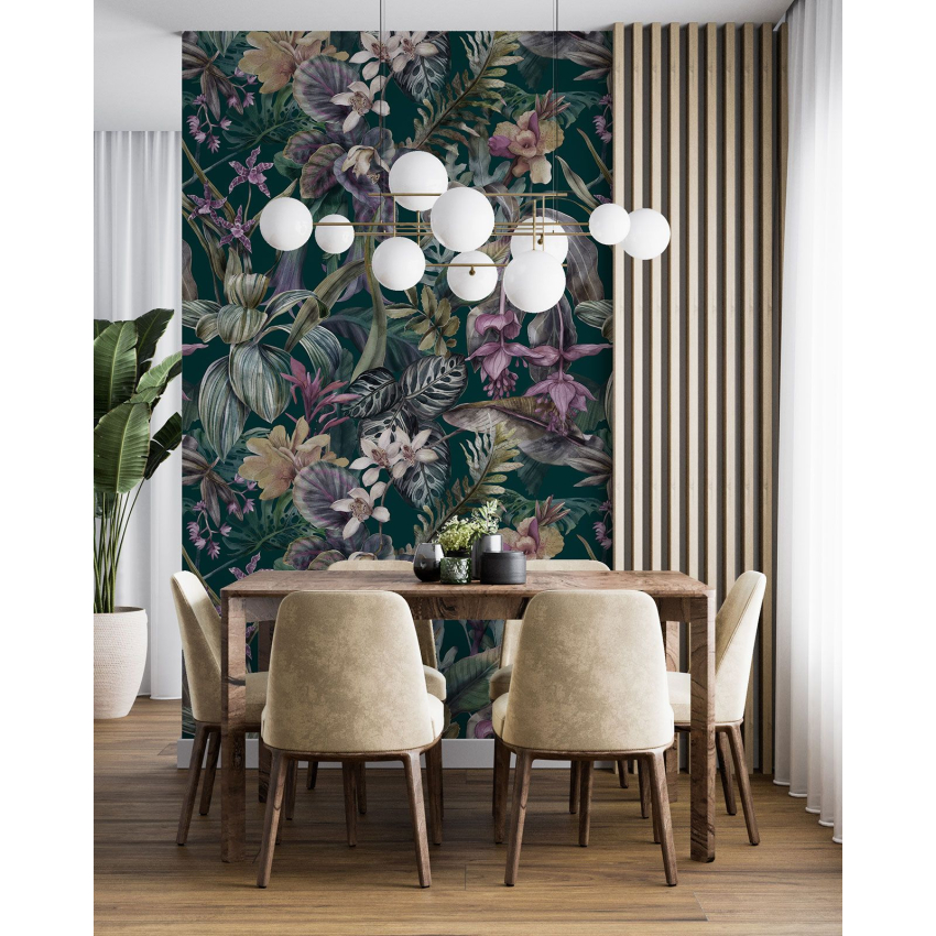 Papier peint motif XL - Motif tropical