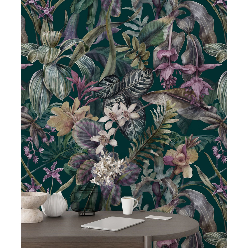 Papier peint motif XL - Motif tropical