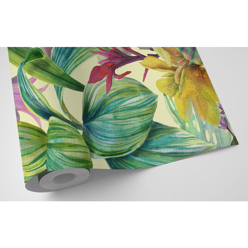 Papier peint motif XL - Motif tropical