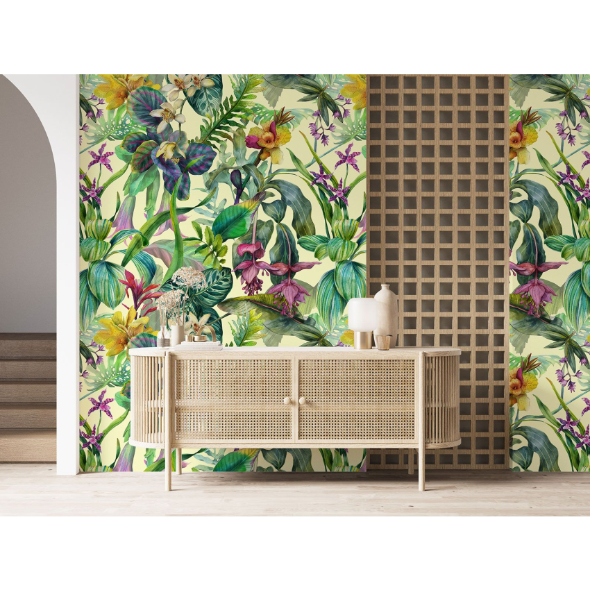 Papier peint motif XL - Motif tropical