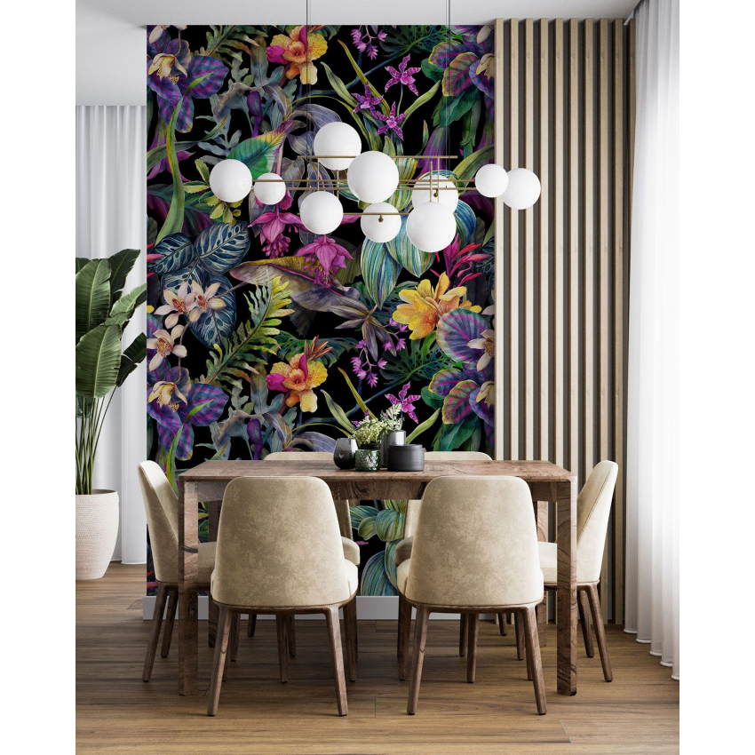 Papier peint motif XL - Motif tropical
