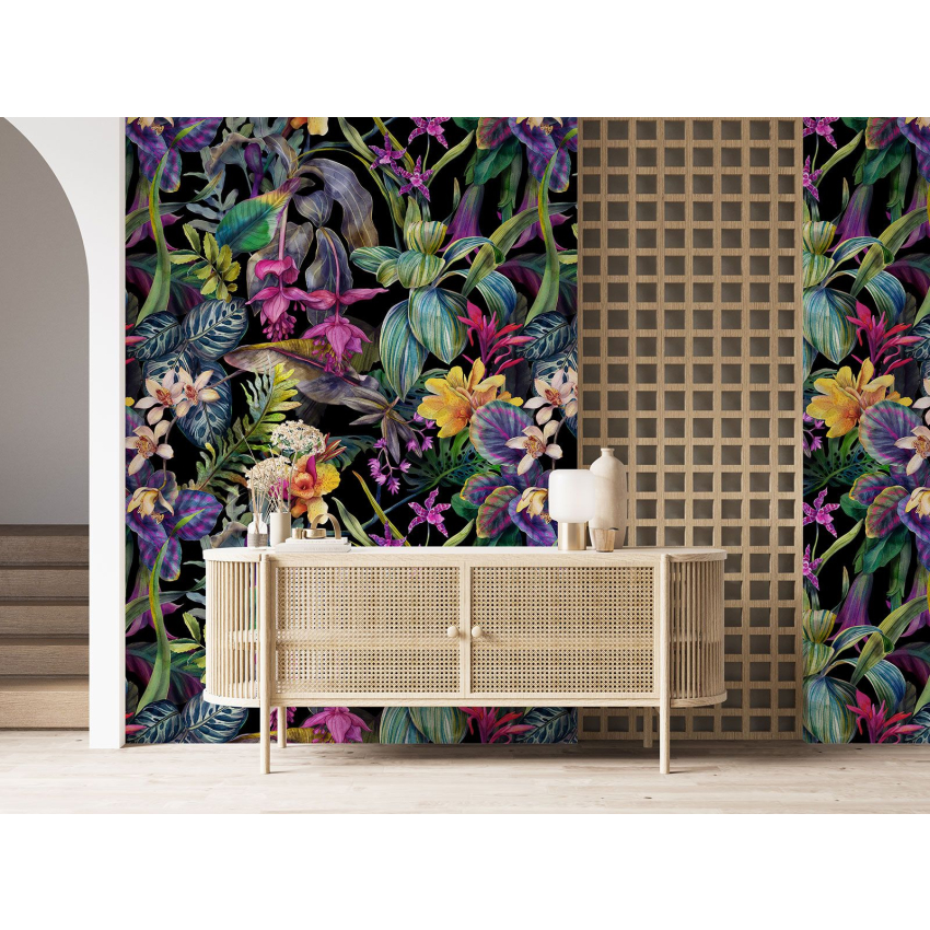 Papier peint motif XL - Motif tropical