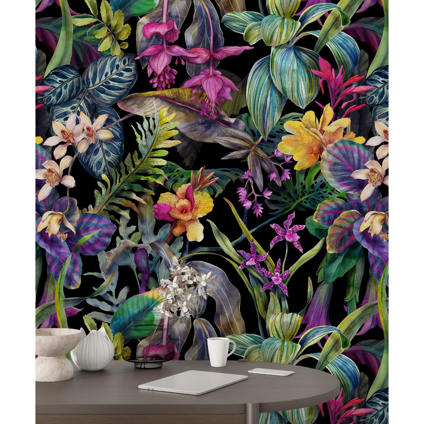 Papier peint motif XL - Motif tropical