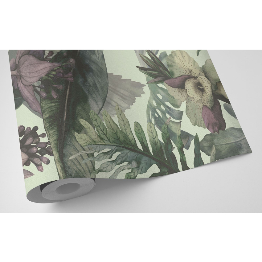 Papier peint motif XL - Motif tropical