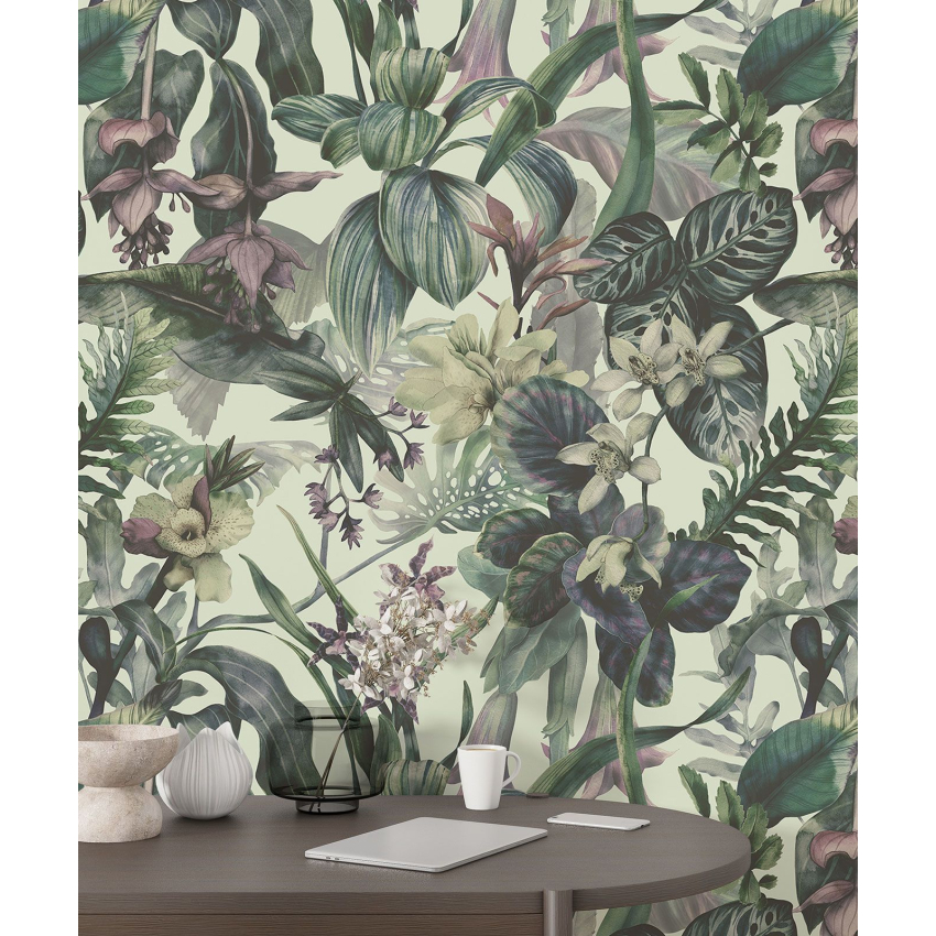 Papier peint motif XL - Motif tropical
