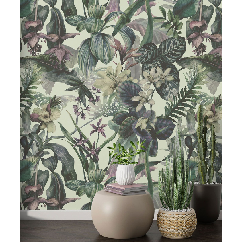 Papier peint motif XL - Motif tropical