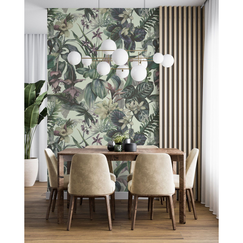 Papier peint motif XL - Motif tropical