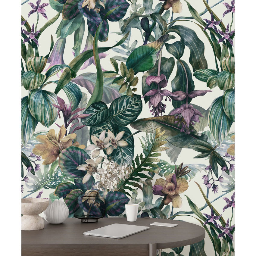 Papier peint motif XL - Motif tropical