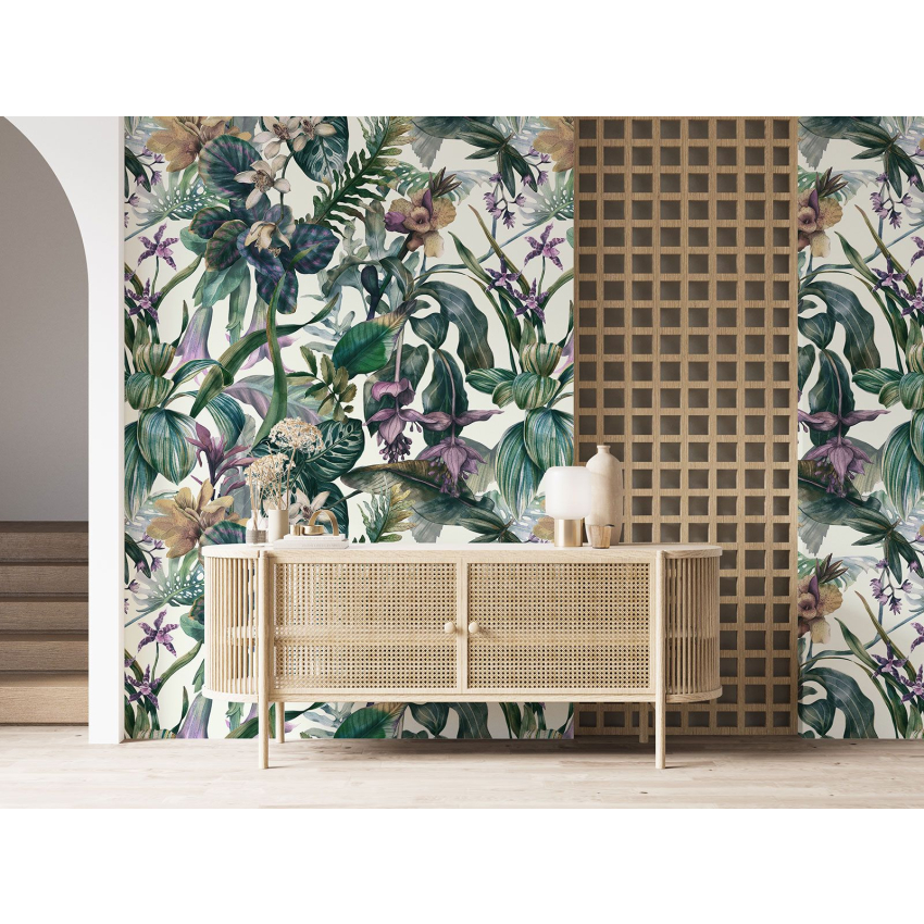 Papier peint motif XL - Motif tropical