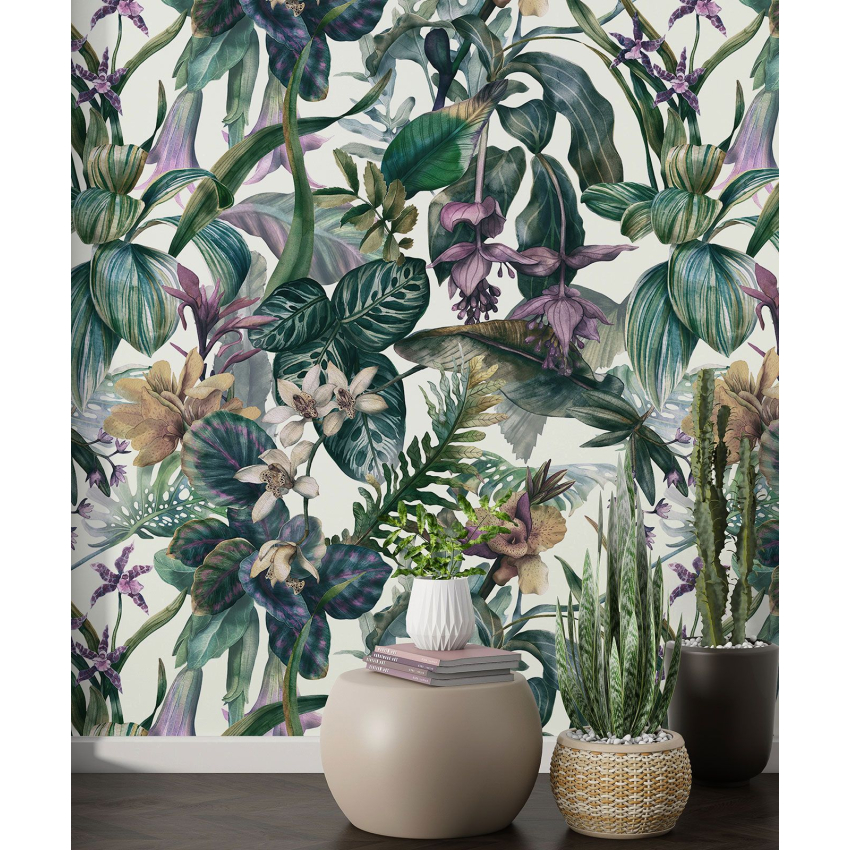 Papier peint motif XL - Motif tropical