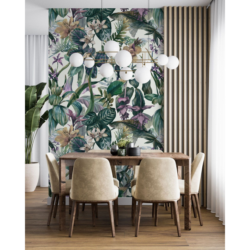 Papier peint motif XL - Motif tropical