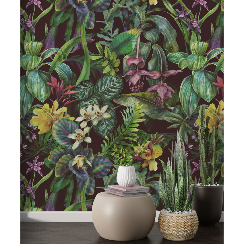 Papier peint motif XL - Motif tropical