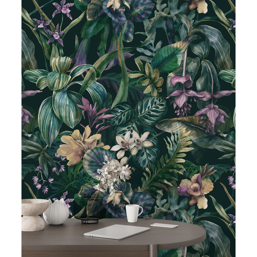Papier peint motif XL - Motif tropical