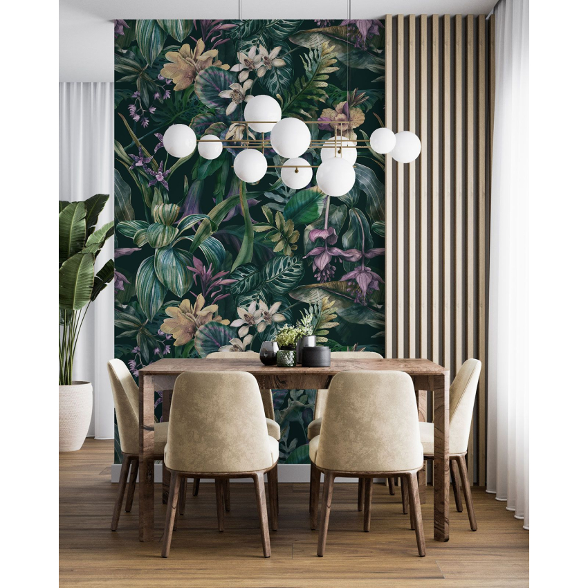 Papier peint motif XL - Motif tropical