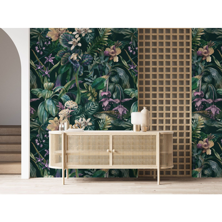Papier peint motif XL - Motif tropical