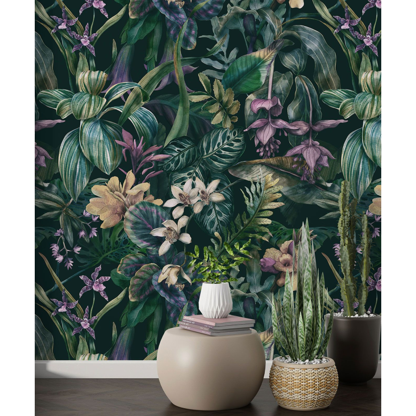 Papier peint motif XL - Motif tropical