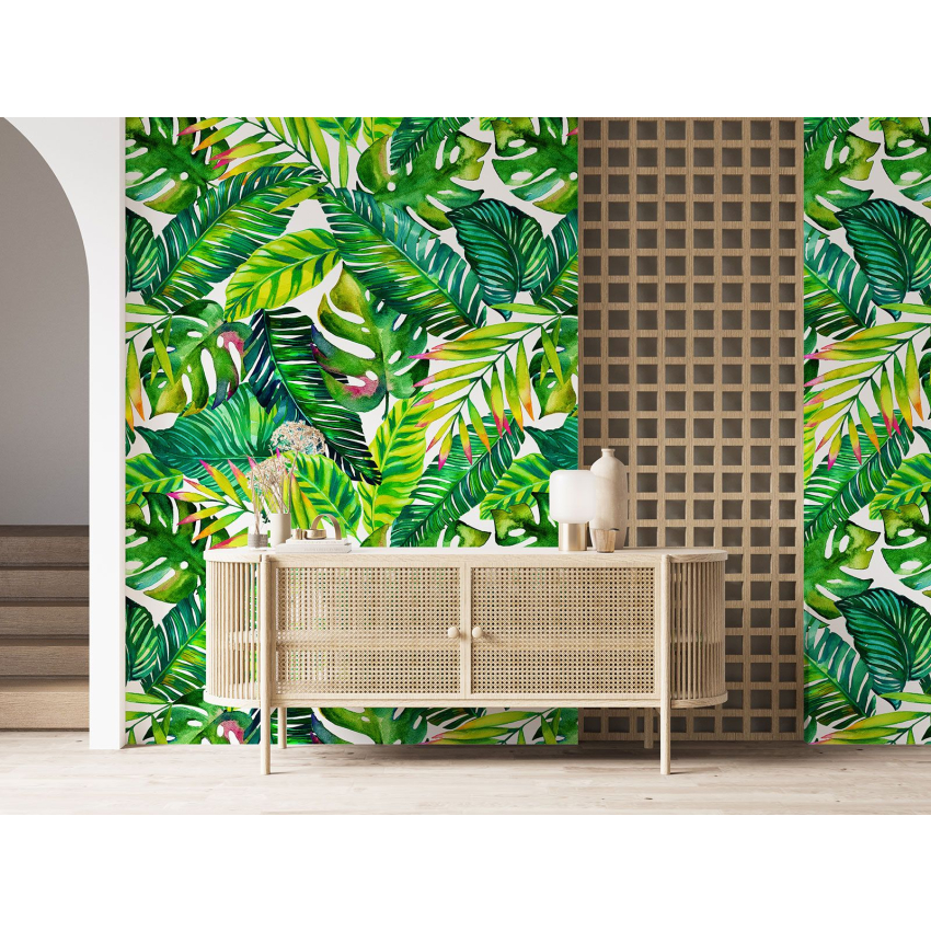 Papier peint motif XL - Motif tropical