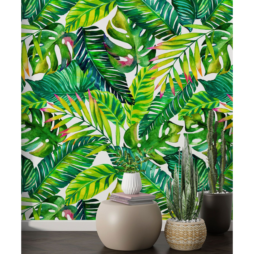 Papier peint motif XL - Motif tropical