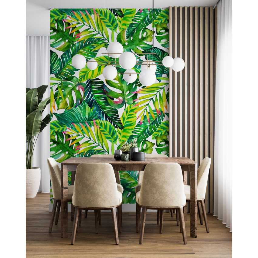 Papier peint motif XL - Motif tropical