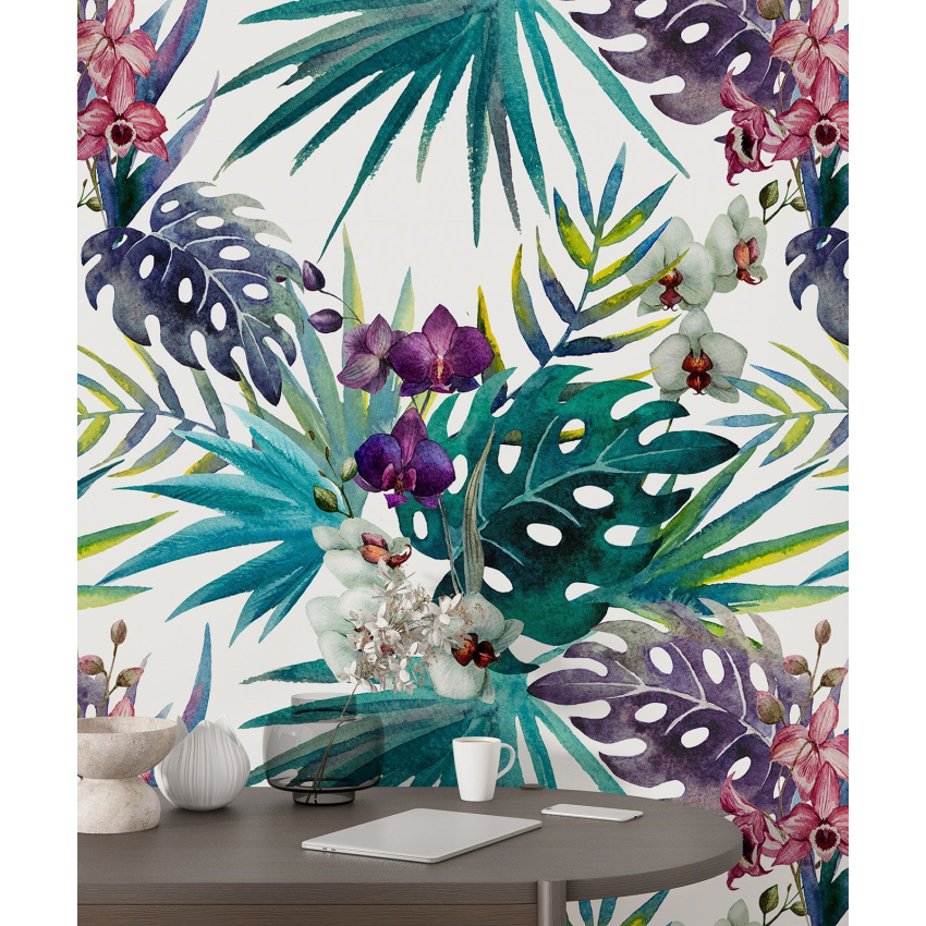 Papier peint motif XL - Motif tropical