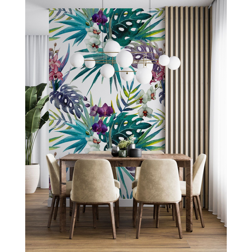 Papier peint motif XL - Motif tropical