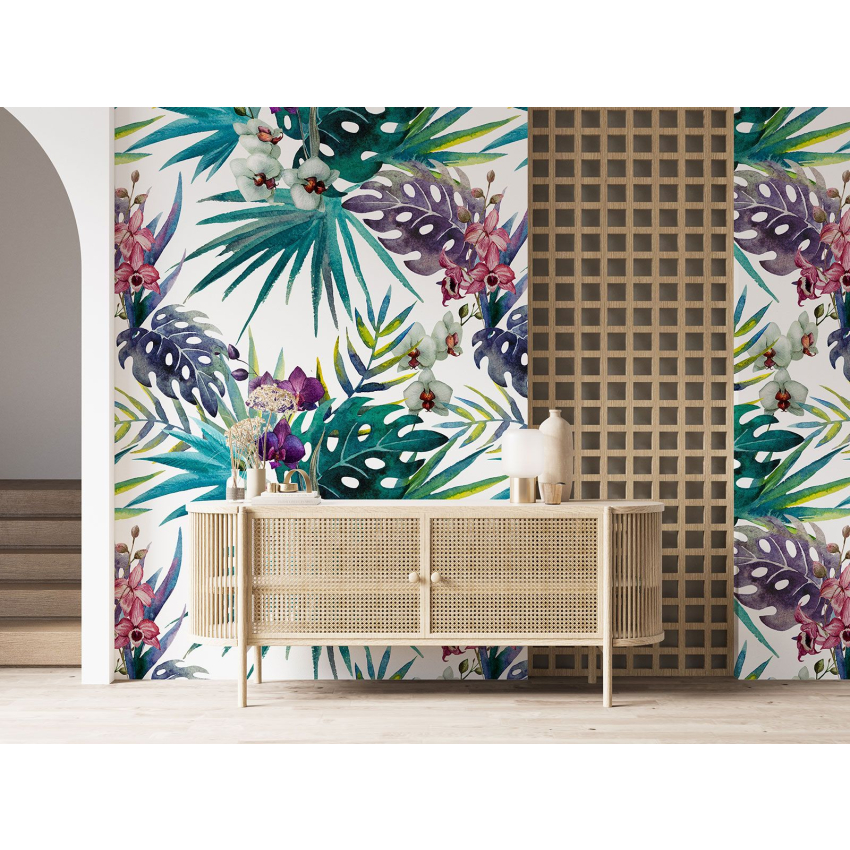 Papier peint motif XL - Motif tropical