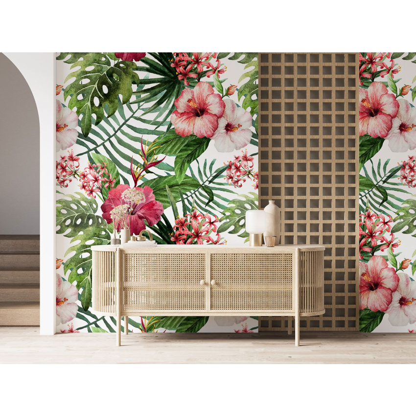 Papier peint motif XL - Motif tropical