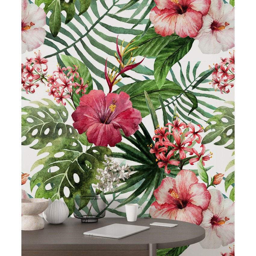 Papier peint motif XL - Motif tropical