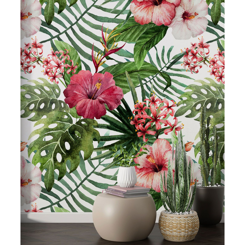 Papier peint motif XL - Motif tropical