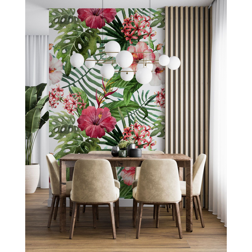 Papier peint motif XL - Motif tropical