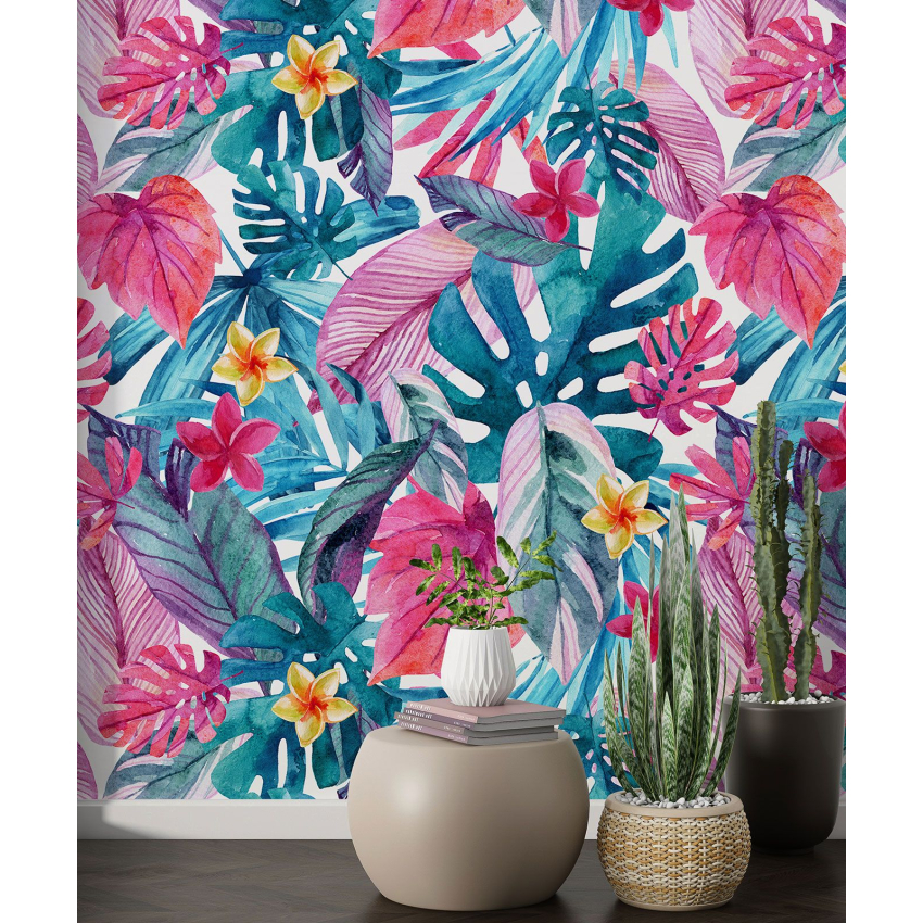Papier peint motif XL - Motif tropical