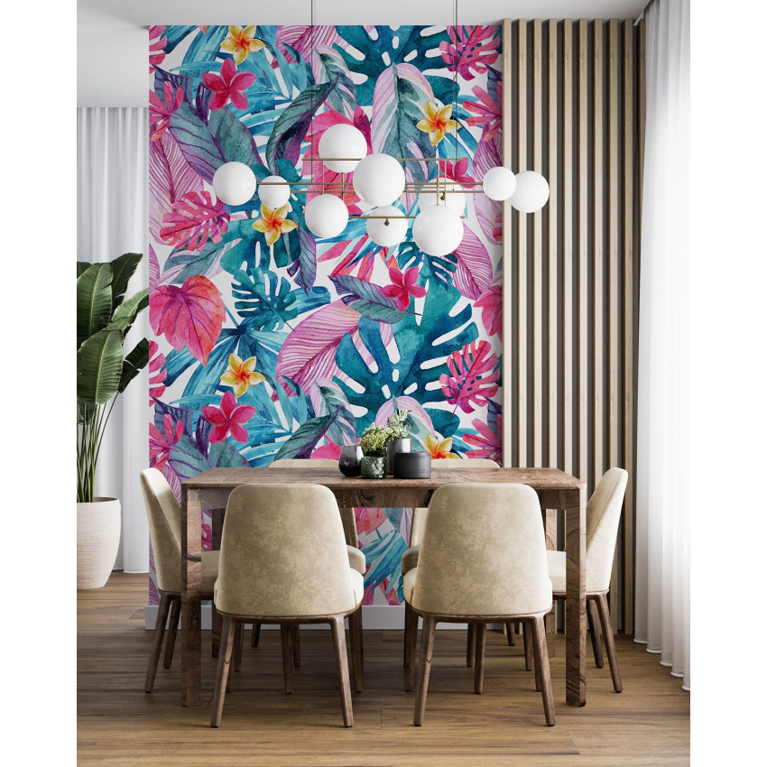 Papier peint motif XL - Motif tropical
