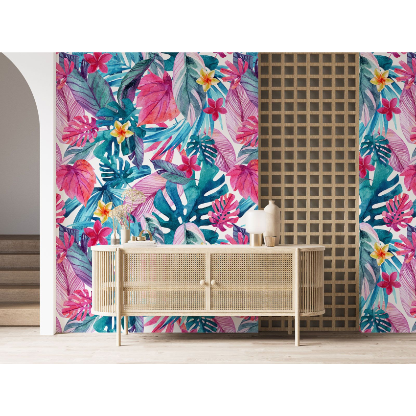 Papier peint motif XL - Motif tropical