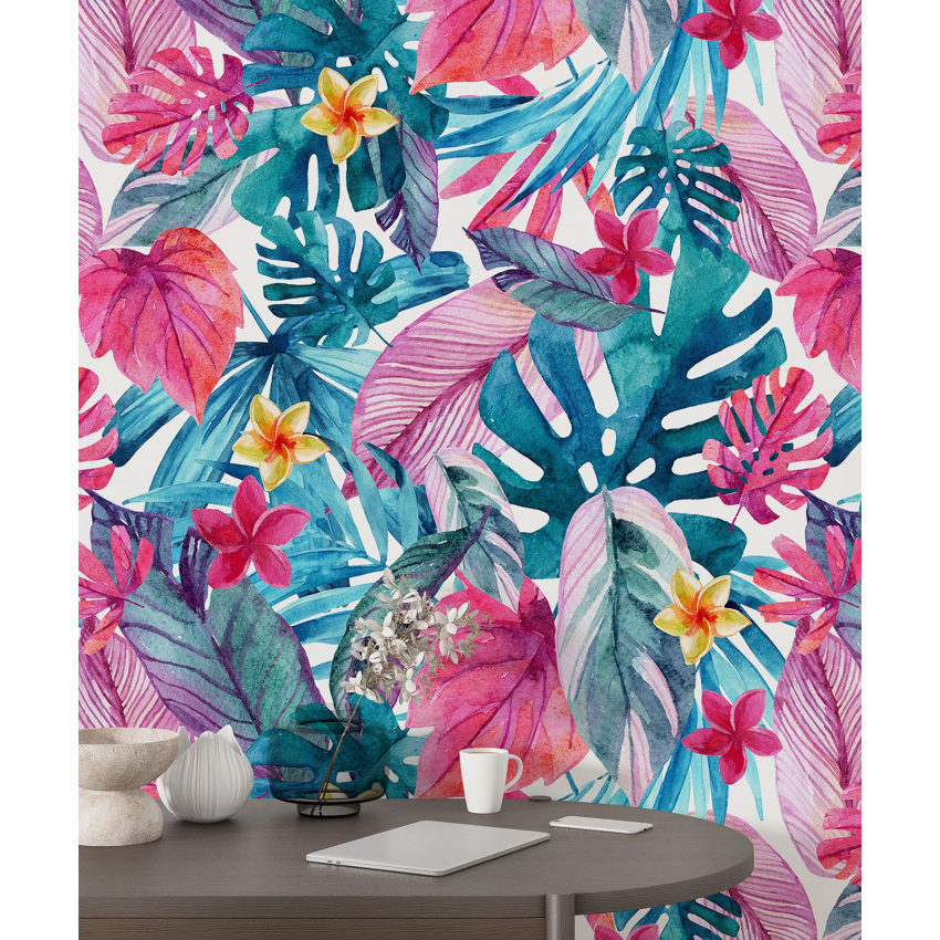 Papier peint motif XL - Motif tropical