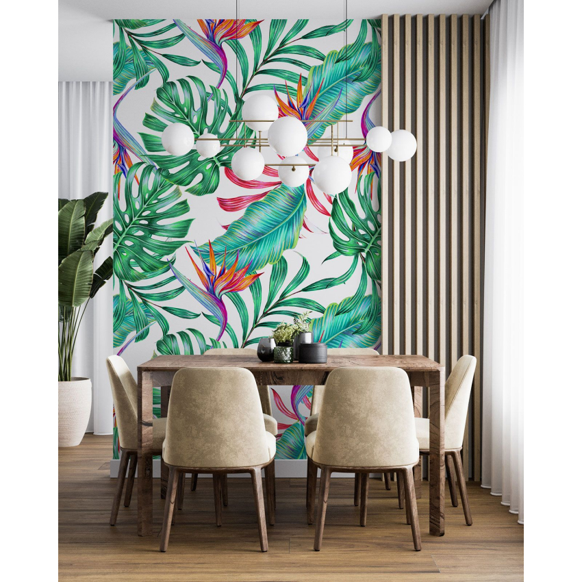 Papier peint motif XL - Motif tropical