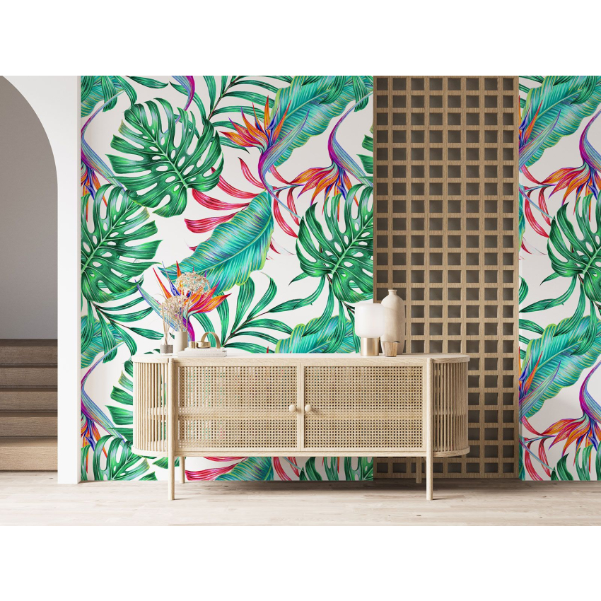 Papier peint motif XL - Motif tropical