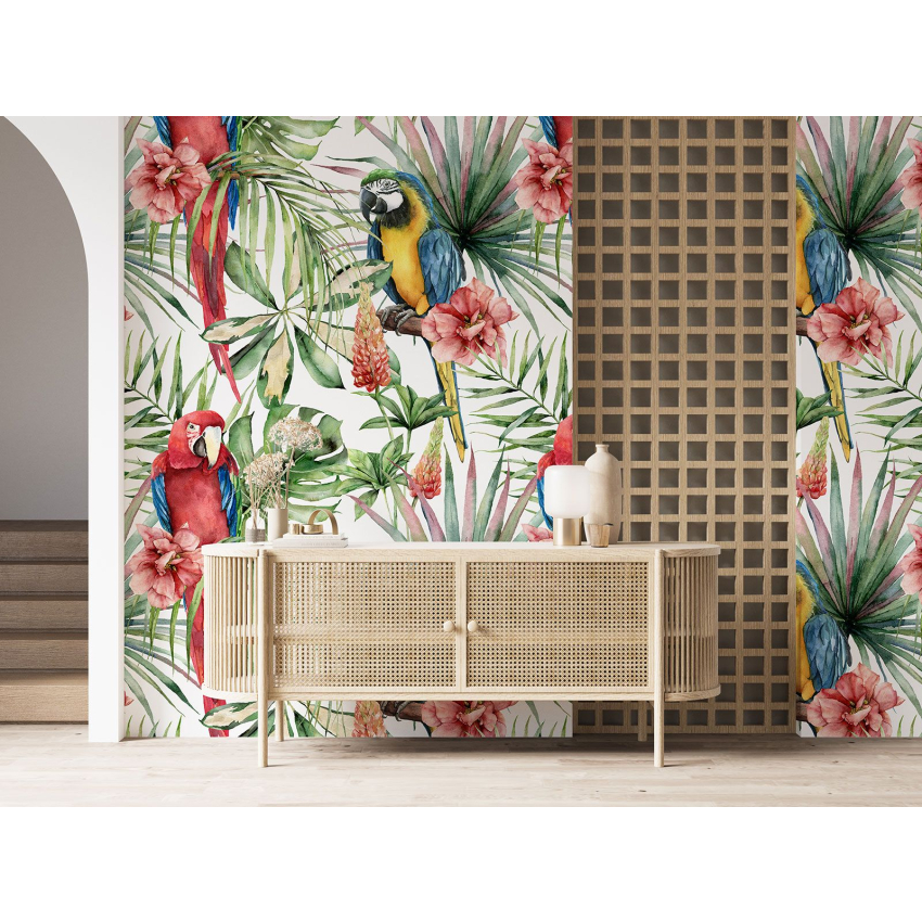 Papier peint motif XL - Motif tropical