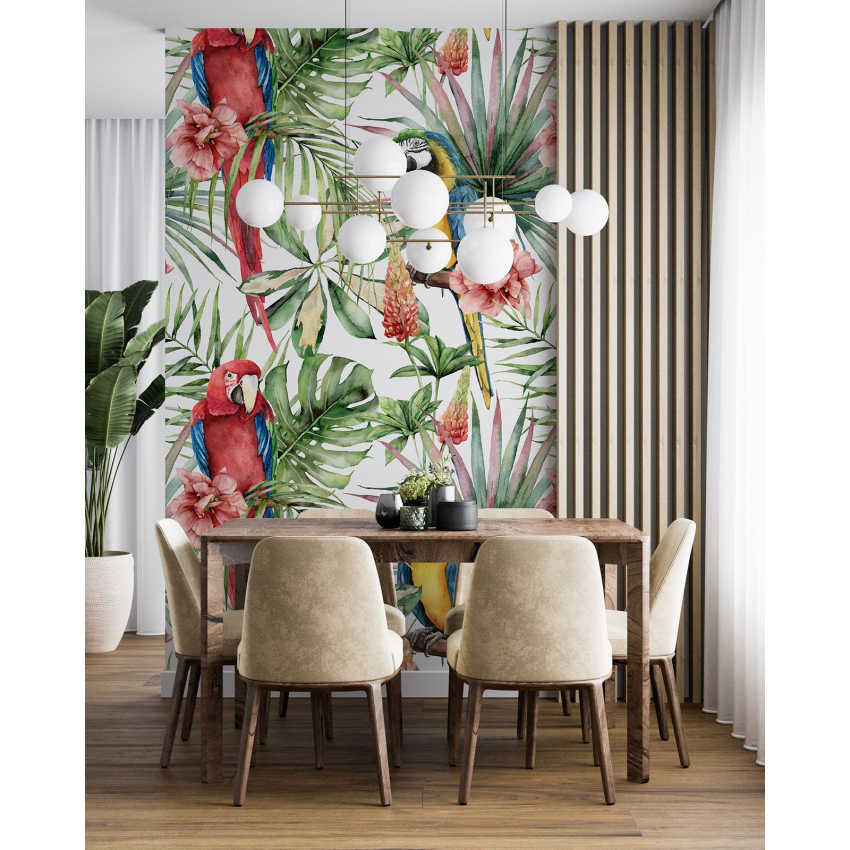 Papier peint motif XL - Motif tropical