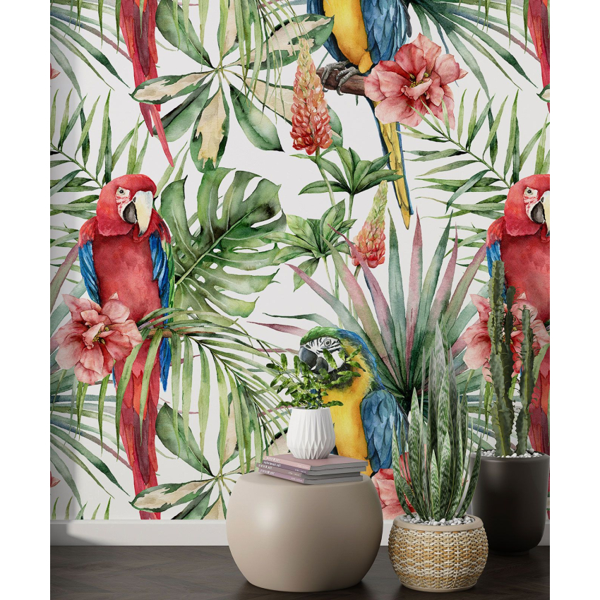 Papier peint motif XL - Motif tropical