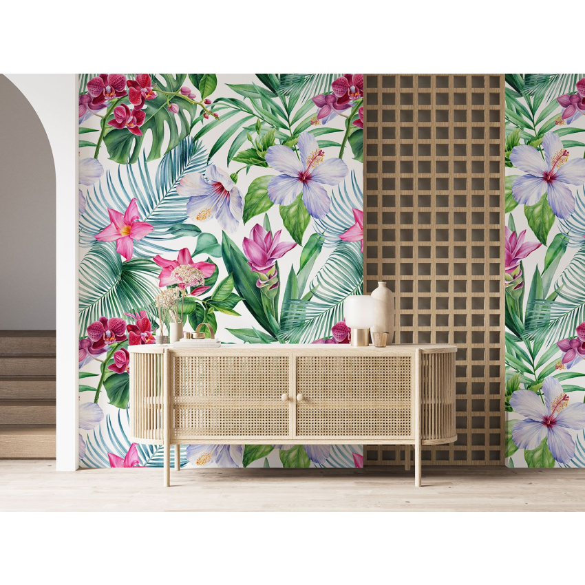 Papier peint motif XL - Motif tropical