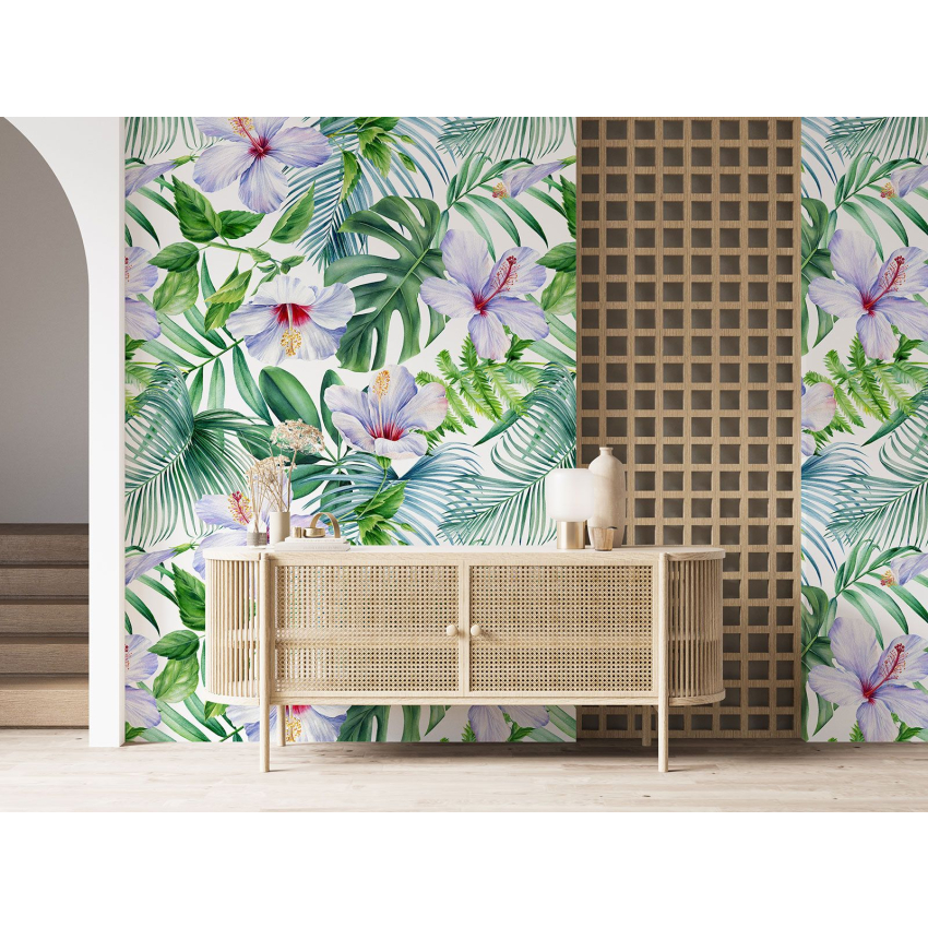 Papier peint motif XL - Motif tropical