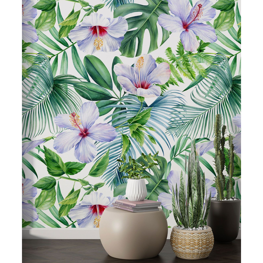 Papier peint motif XL - Motif tropical