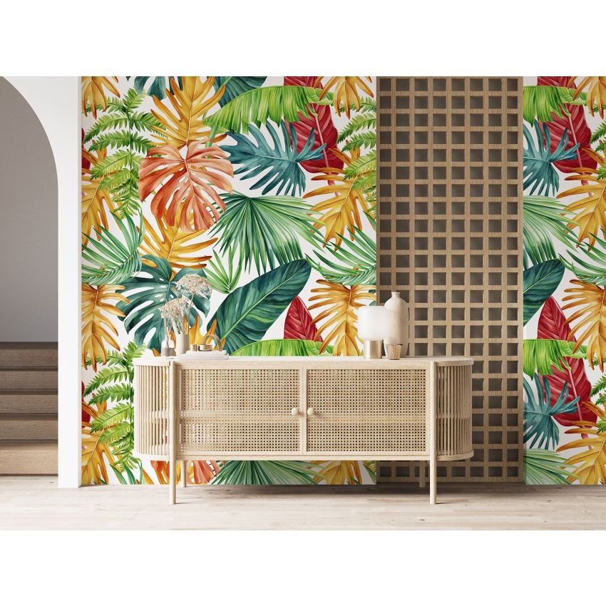 Papier peint motif XL - Motif tropical